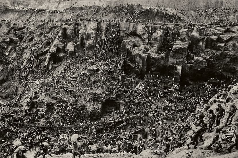 Garimpo de ouro em Serra Pelada (PA), no início da década de 1980